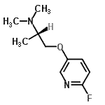 CAS 登录号：352703-21-0， (2S)-1-[(6-氟-3-吡啶基)氧基]-N,N-二甲基-2-丙胺