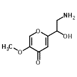 CAS 登录号：353268-99-2， 2-(2-氨基-1-羟基乙基)-5-甲氧基-4H-吡喃-4-酮