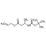 CAS#: 353296-84-1, Allyl (3S)-3-({[(2-Methyl-2-Propanyl)Oxy]Carbonyl}Amino)Butanoate