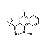 CAS 登录号：353457-09-7， 1-[4-溴-1-(二甲基氨基)-2-萘基]-2-氯-2,2-二氟乙酮