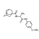 CAS#: 353492-18-9, N-{1-[(4-Methoxyphenyl)Amino]-1-Oxo-2-Propanyl}-1-Adamantanecarboxamide