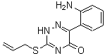CAS 登录号：353516-57-1， 3-(烯丙基硫基)-6-(2-氨基苯基)-1,2,4-三嗪-5(2H)-酮