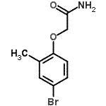 CAS 登录号：35368-76-4， 2-(4-溴-2-甲基苯氧基)乙酰胺