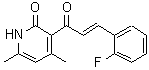 CAS#: 353776-02-0, 3-[(2E)-3-(2-Fluorophenyl)-2-Propenoyl]-4,6-Dimethyl-2(1H)-Pyridinone