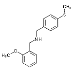CAS 登录号：353779-34-7， 1-(2-甲氧基苯基)-N-[4-(甲硫基)苄基]甲胺
