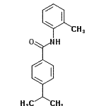 CAS 登录号：353782-15-7， 4-异丙基-N-(2-甲基苯基)苯甲酰胺