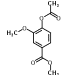CAS 登录号：35400-19-2， 甲基4-乙酰氧基-3-甲氧基苯甲酸酯