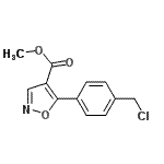 CAS#: 354222-21-2, Methyl 5-[4-(Chloromethyl)Phenyl]-1,2-Oxazole-4-Carboxylate