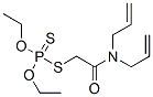 CAS 登录号：35461-10-0， 2-二乙氧基硫代膦酰硫基-N,N-二(丙-2-烯基)乙酰胺