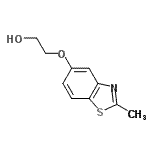 CAS 登录号：35465-77-1， 2-[(2-甲基-1,3-苯并噻唑-5-基)氧基]乙醇