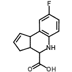 CAS#: 354816-24-3, 8-Fluoro-3A,4,5,9B-Tetrahydro-3H-Cyclopenta[c]Quinoline-4-Carboxylic Acid