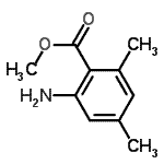 CAS 登录号：35490-78-9， 甲基2-氨基-4,6-二甲基苯甲酸酯