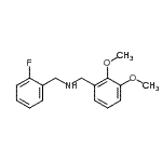 CAS 登录号：355382-01-3， 1-(2,3-二甲氧基苯基)-N-(2-氟苄基)甲胺