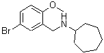 CAS 登录号：355382-74-0， N-(5-溴-2-甲氧基苄基)环庚胺