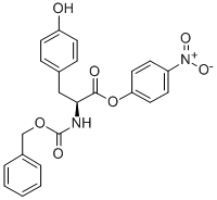 CAS 登录号：3556-56-7， 苄氧羰基-酪氨酸对硝基苯基酯