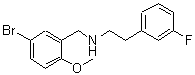 CAS 登录号：355815-82-6， N-(5-溴-2-甲氧基苄基)-2-(3-氟苯基)乙胺