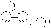 CAS 登录号：356082-25-2， 9-乙基-3-(1-哌嗪甲基)-9H-咔唑