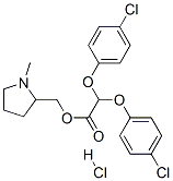 CAS#: 35609-19-9, (1-Methylpyrrolidin-2-Yl)Methyl 2,2-Bis(4-Chlorophenoxy)Acetate Hydrochloride