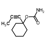 CAS#: 3565-97-7, (1-Prop-1-Ynylcyclohexyl) Carbamate