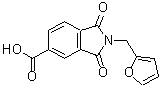CAS 登录号：356575-75-2， 2-(2-呋喃甲基)-1,3-二氧代-5-异吲哚啉羧酸