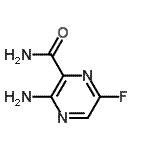 CAS 登录号：356783-42-1， 3-氨基-6-氟-2-吡嗪甲酰胺