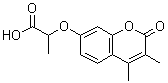 CAS#: 35679-94-8, 2-[(3,4-Dimethyl-2-Oxo-2H-Chromen-7-Yl)Oxy]Propanoic Acid
