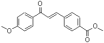 CAS 登录号：357155-86-3， 4-[(1E)-3-(4-甲氧基苯基)-3-氧代-1-丙烯-1-基]苯甲酸甲酯