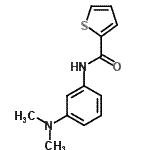 CAS 登录号：357291-91-9， N-[3-(二甲基氨基)苯基]-2-噻吩甲酰胺