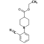 CAS#: 357670-16-7, Ethyl 1-(2-Cyanophenyl)-4-Piperidinecarboxylate