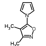 CAS#: 358332-84-0, 3,4-Dimethyl-5-(1H-Pyrrol-1-Yl)-1,2-Oxazole