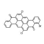 CAS#: 35884-41-4, 1-Bromo-6,14-Dichloro-8,16-Pyranthrenedione