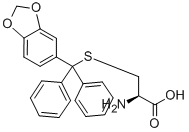 CAS 登录号：35959-94-5， (2R)-2-氨基-3-[1,3-苯并二氧戊环-5-基-二(苯基)甲基]硫基丙酸