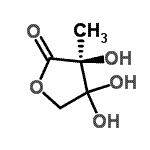 CAS 登录号：359875-17-5， (3S)-3,4,4-三羟基-3-甲基二氢-2(3H)-呋喃酮