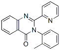 CAS 登录号：36184-26-6， 3-(2-甲基苯基)-2-吡啶-2-基喹唑啉-4-酮