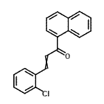 CAS#: 36203-42-6, 3-(2-Chlorophenyl)-1-(1-Naphthyl)-2-Propen-1-One