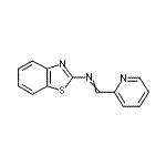 CAS#: 36220-18-5, N-(1,3-Benzothiazol-2-Yl)-1-(2-Pyridinyl)Methanimine