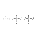 CAS 登录号：36221-65-5， 铬(3+)硫酸钠(1:1:2)