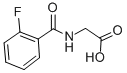 CAS 登录号：363-34-8， (2-氟-苯甲酰基氨基)-乙酸