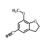 CAS#: 363185-43-7, 7-Methoxy-2,3-Dihydro-1-Benzofuran-5-Carbonitrile