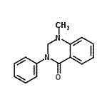 CAS 登录号：36384-00-6， 1-甲基-3-苯基-2,3-二氢-4(1H)-喹唑啉酮