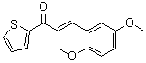 CAS 登录号：364754-41-6， (2E)-3-(2,5-二甲氧基苯基)-1-(2-噻吩基)-2-丙烯-1-酮