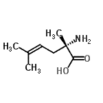CAS 登录号：364784-24-7， (2S)-2-氨基-2,5-二甲基-4-己烯酸