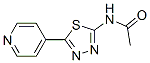 CAS 登录号：3652-14-0， N-(5-吡啶-4-基-1,3,4-噻二唑-2-基)乙酰胺