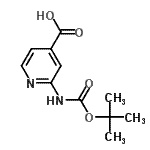 CAS#: 365412-92-6, 2-({[(2-Methyl-2-Propanyl)Oxy]Carbonyl}Amino)Isonicotinic Acid