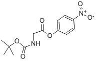 CAS 登录号：3655-05-8， 叔丁氧羰基-甘氨酸对硝基苯酯
