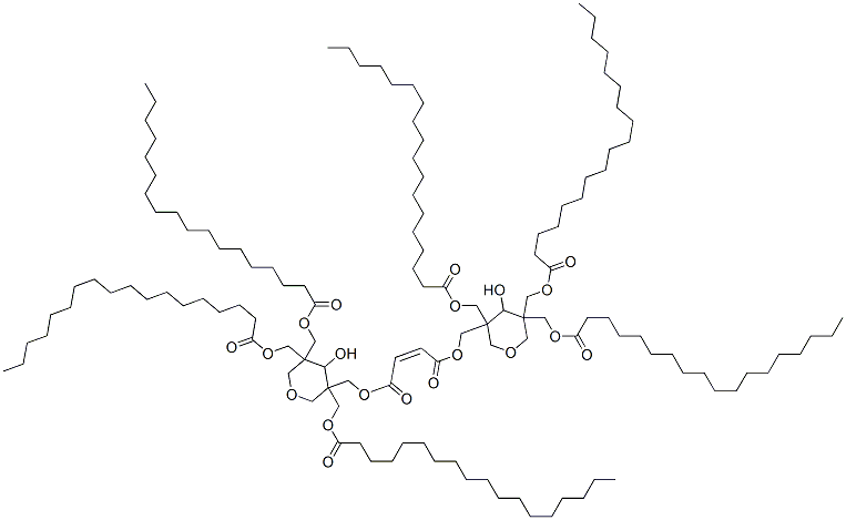 CAS 登录号：36563-79-8， 二[[4-羟基-3,5,5-三(十八碳酰基氧基甲基)四氢吡喃-3-基]甲基](Z)-丁-2-烯二酸酯