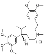 CAS 登录号：36622-40-9， 甲氧基-(-)-维拉帕米盐酸盐