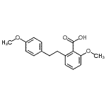CAS#: 36640-14-9, 2-Methoxy-6-[2-(4-Methoxyphenyl)Ethyl]Benzoic Acid