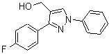 CAS 登录号：36640-54-7， [3-(4-氟苯基)-1-苯基-1H-吡唑-4-基]甲醇