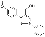 CAS 登录号：36640-56-9， 3-(4-甲氧基苯基)-1-苯基-1H-吡唑-4-基]甲醇